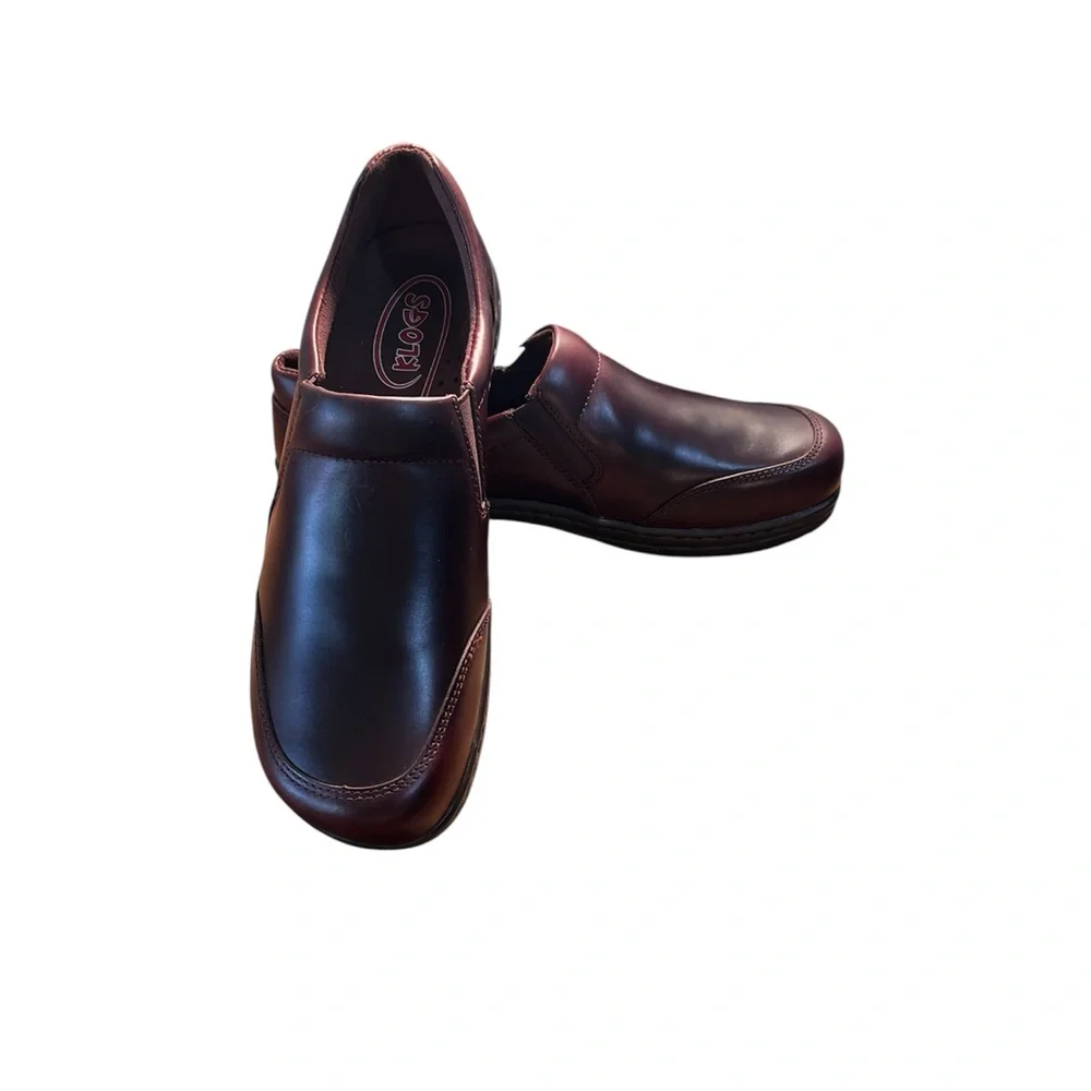 Klogs Arbor Mahogany Smooth Loafers Sz 9.5‎ Medium Comfort on the Job Non-slip.